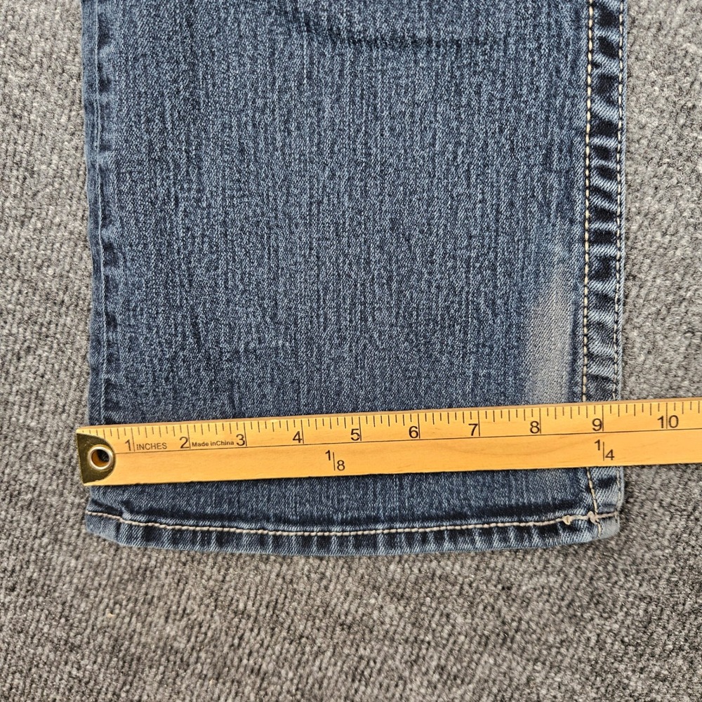 Big Star Maddie Mid Rise Fit Bootcut Jeans Women's 30L Dark Wash Stretch Western - Picture 7 of 13